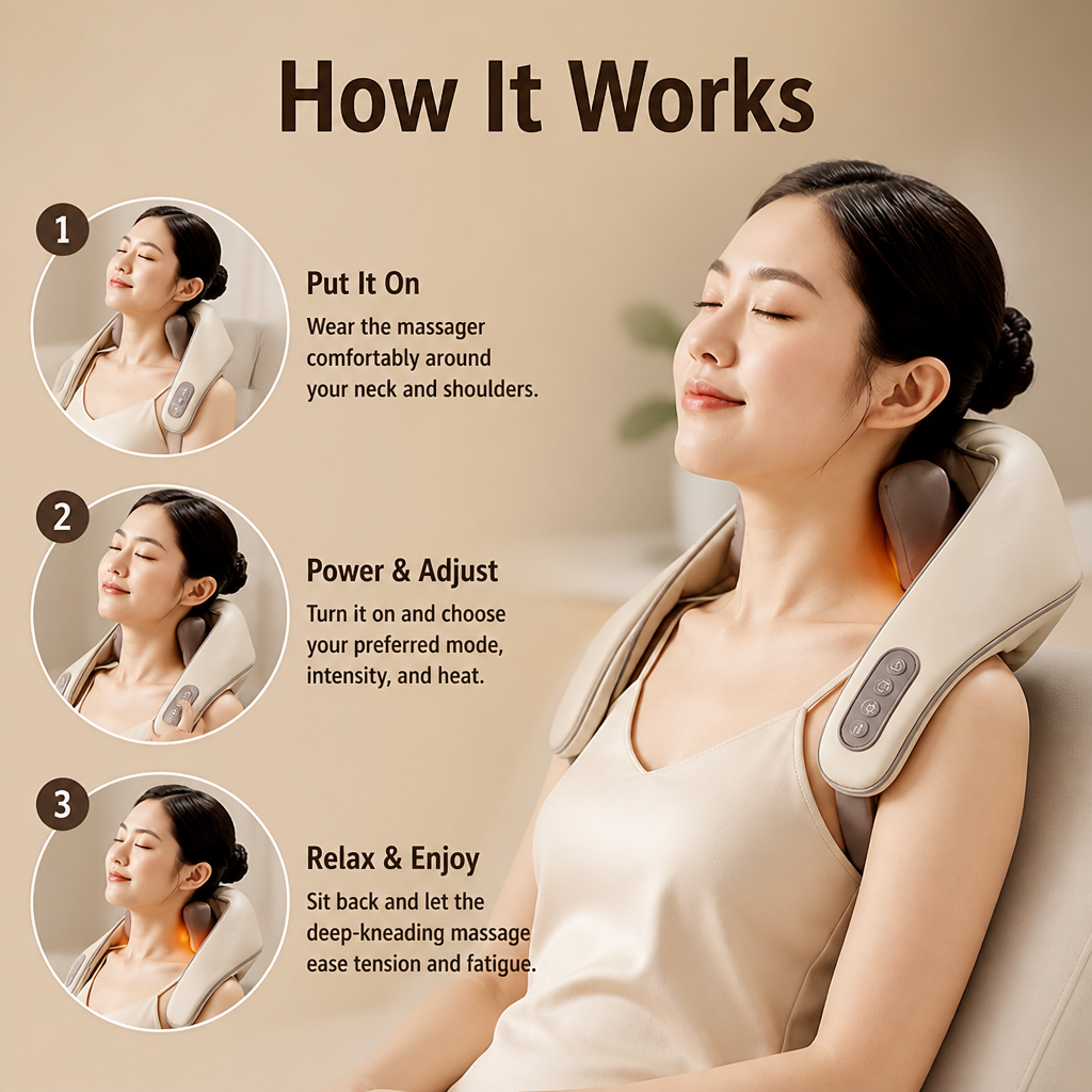 SensaRelief™ — Feel Instant, Deep Relief That Frees You From Neck & Shoulder Pain