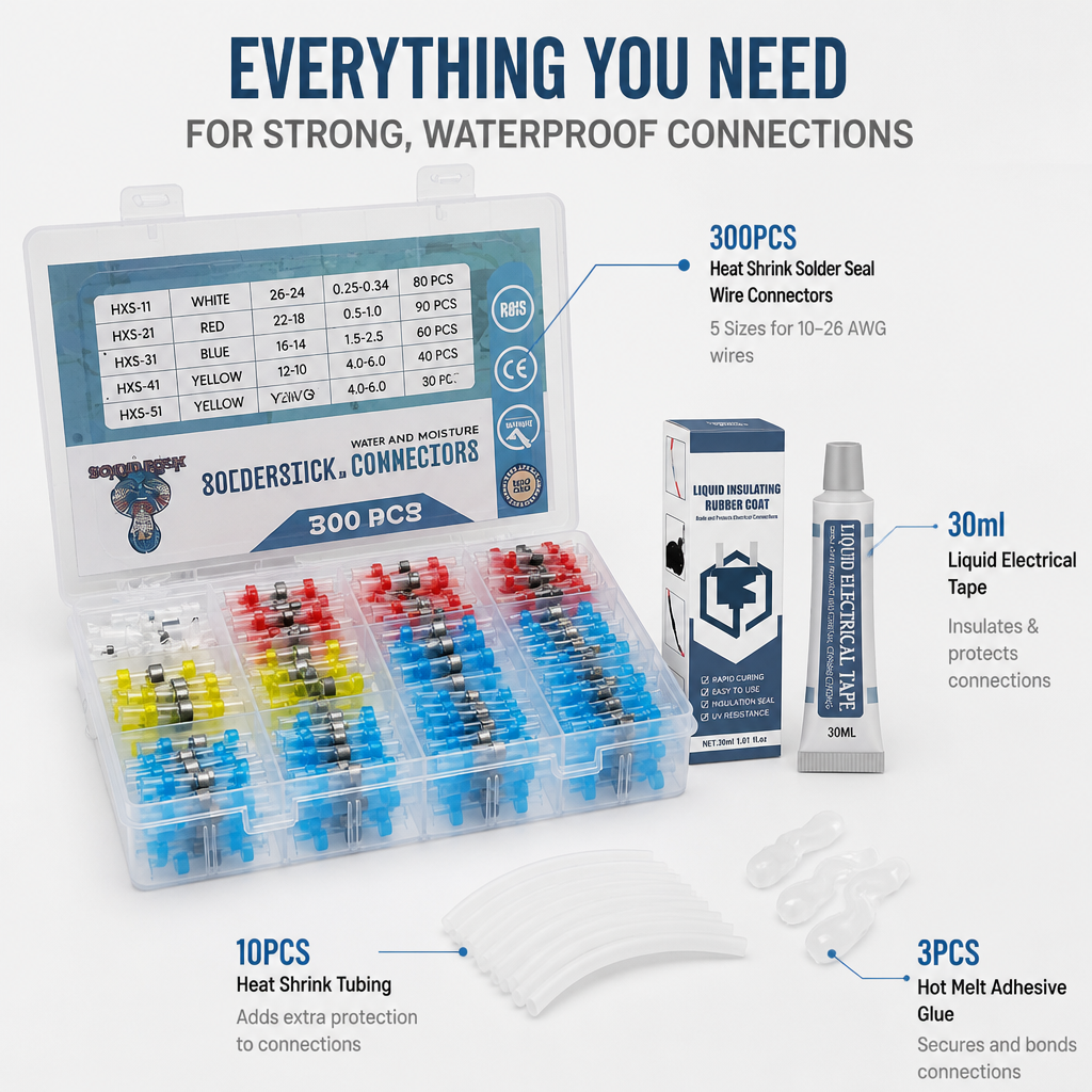AquaSealPro™ — Make Every Wire Connection Bulletproof and Totally Stress-Free