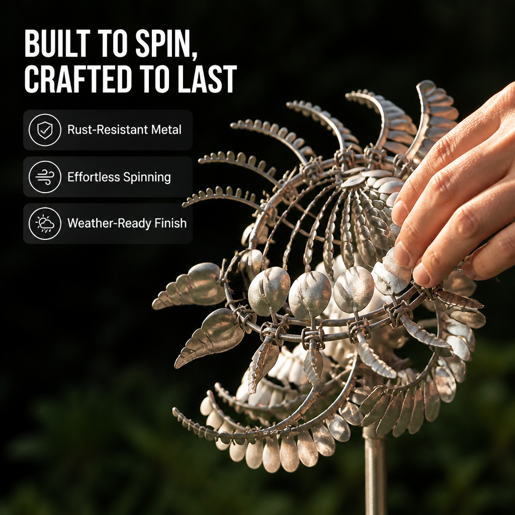 BreezeAura™ — Transform Your Garden into a Soothing, Mesmerizing Oasis of Light and Motion