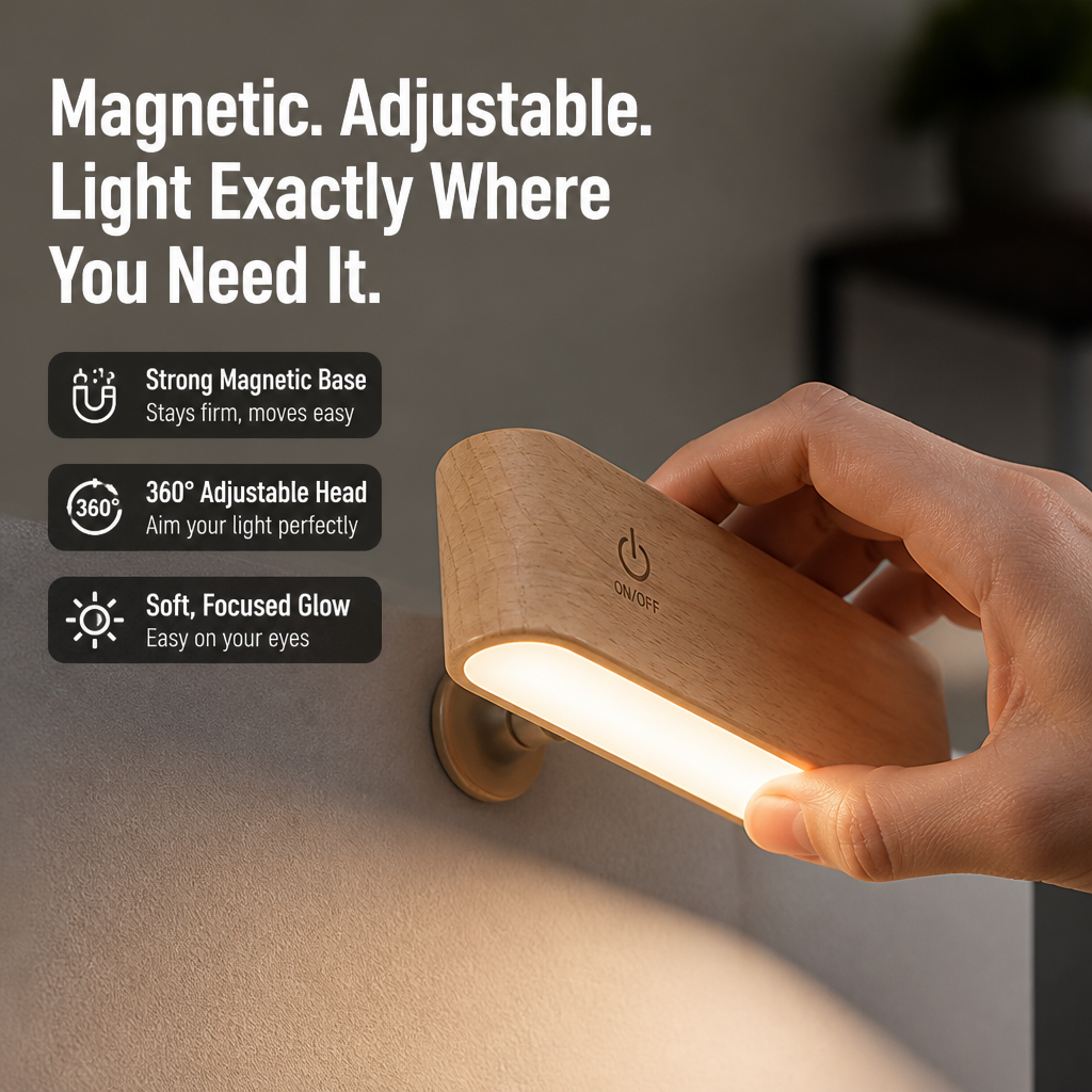 VeloLumina™ Magnetic Lamp — Effortlessly Command Perfect Light and Unleash Laser-Sharp Focus