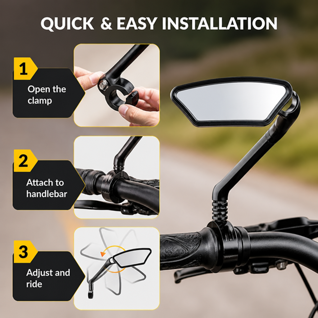VeloSight™ — Ride with Rock-Solid Confidence and Crystal-Clear Views Every Mile