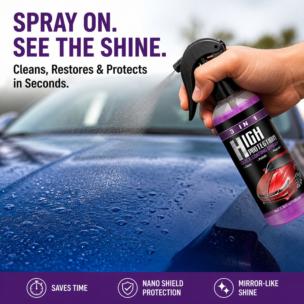 LustreGuard™ — Instantly Restore and Shield Your Ride with Mirror-Like Brilliance