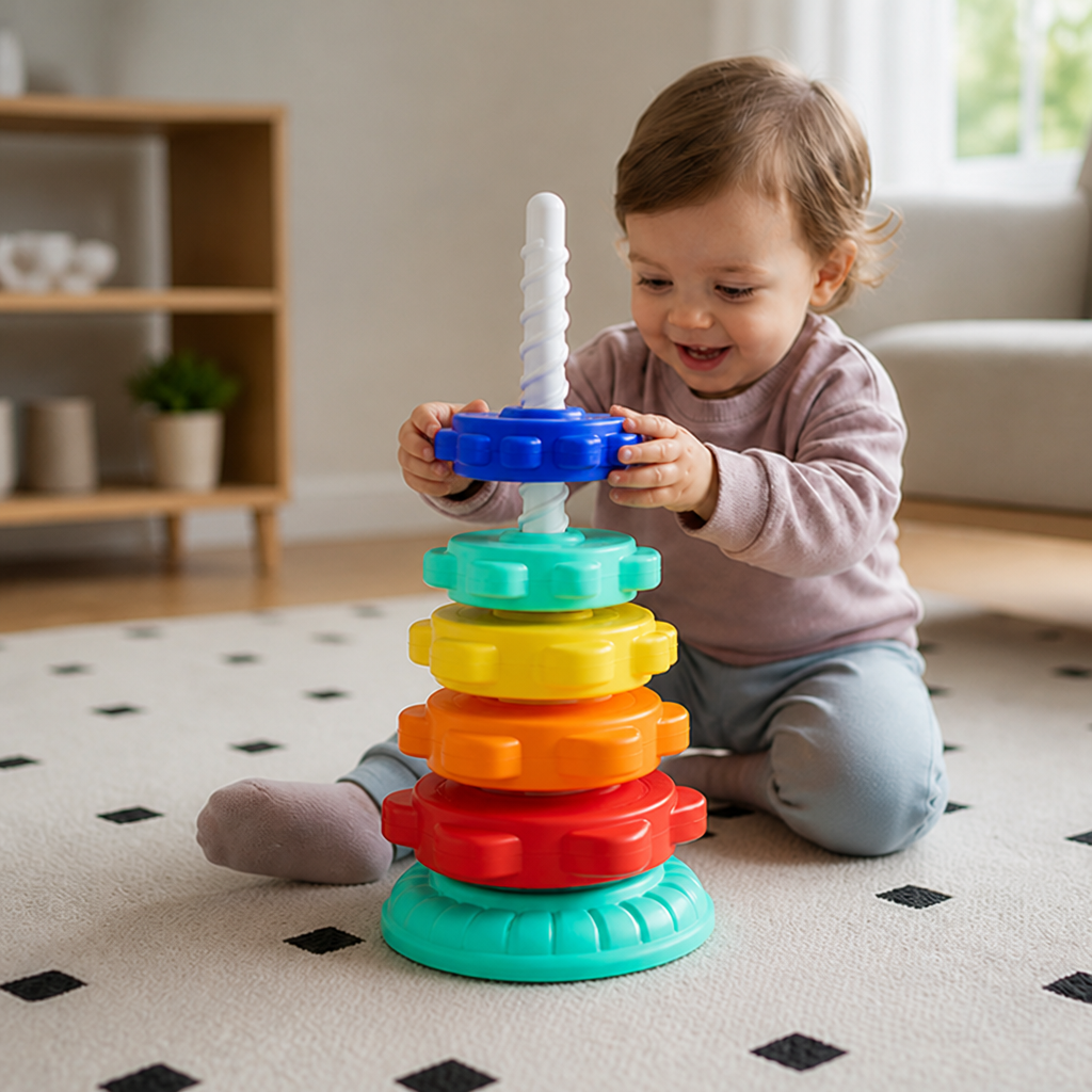 Spinfinity™ — Ignite Their Genius with Every Colorful Spin and Stack