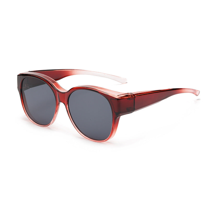 Oversized Cat-Eye Sunglasses with UV400 Polarized Lenses