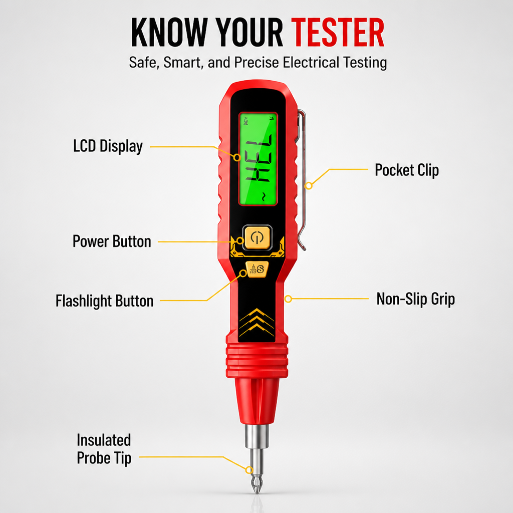 SurgeSafe™ — Test Voltage Fearlessly with Instant, Shock-Free Clarity