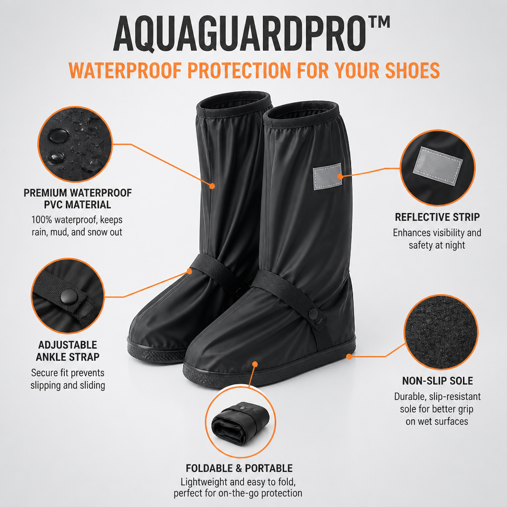 AquaGuardPro™ — Command Every Storm with Dry, Confident Steps
