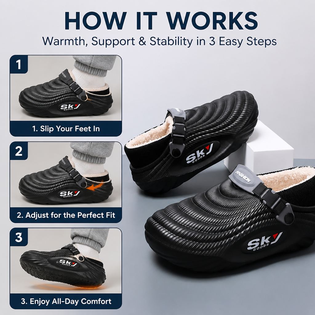 SolaceStride™ — Warm Cold, Aching Feet Into Cozy, Pain-Free All-Day Comfort