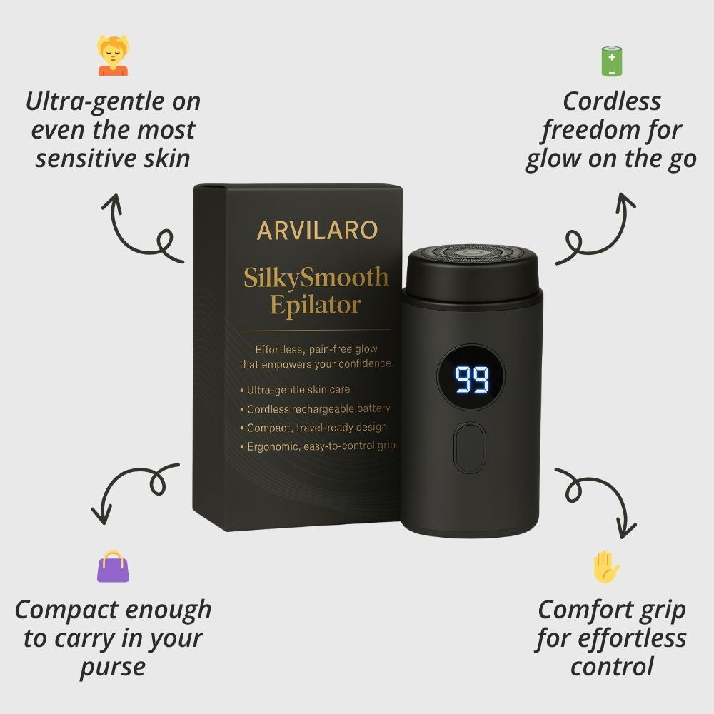 SilkySmooth Epilator™ — Effortless, Pain-Free Glow That Empowers Your Confidence