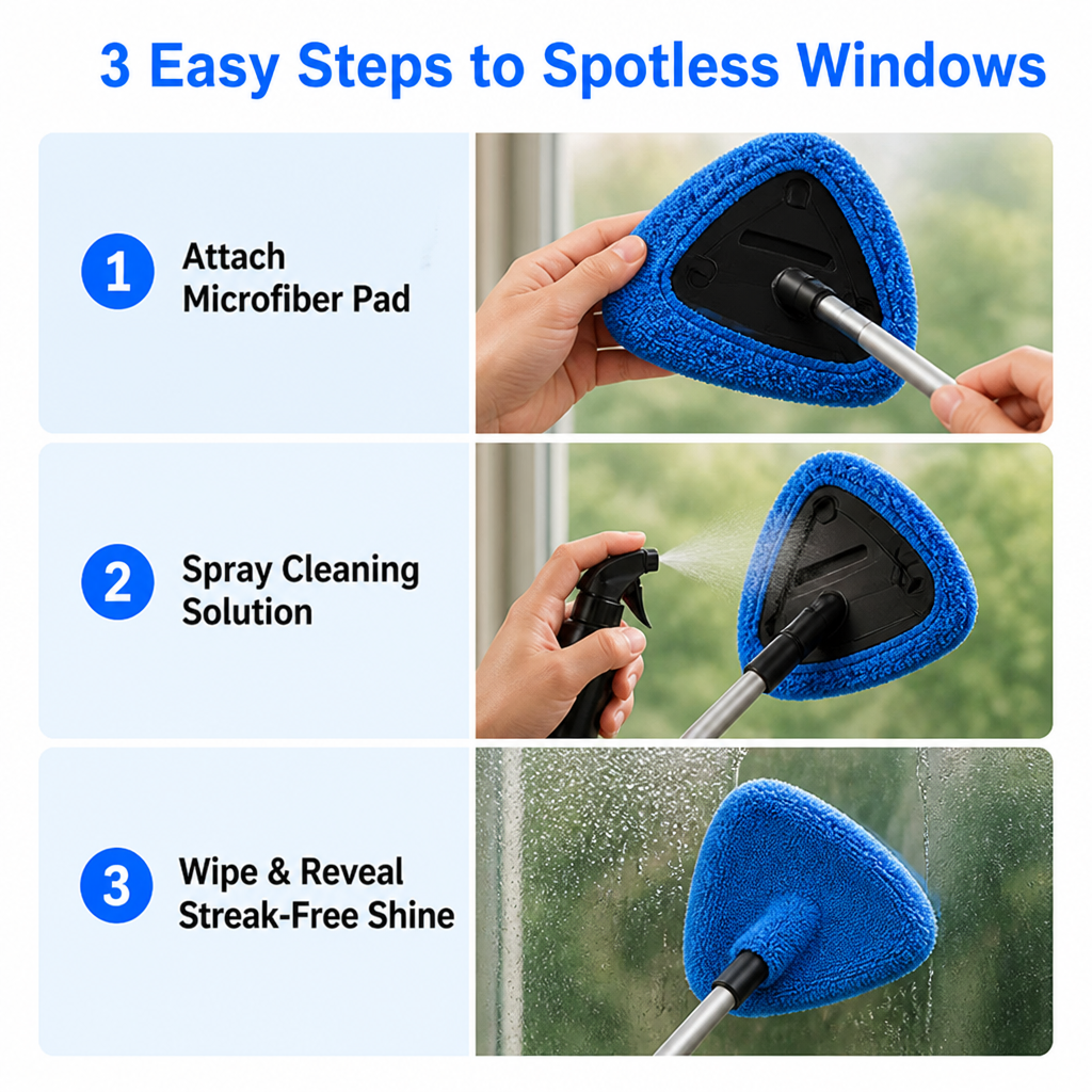 PanoramaShine™ — Reach Every Corner for Crystal-Clear, Scratch-Free Sparkle