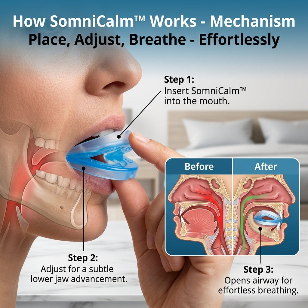 SomniCalm™ — Open Your Airway, Silence the Snore, Sleep Through the Night