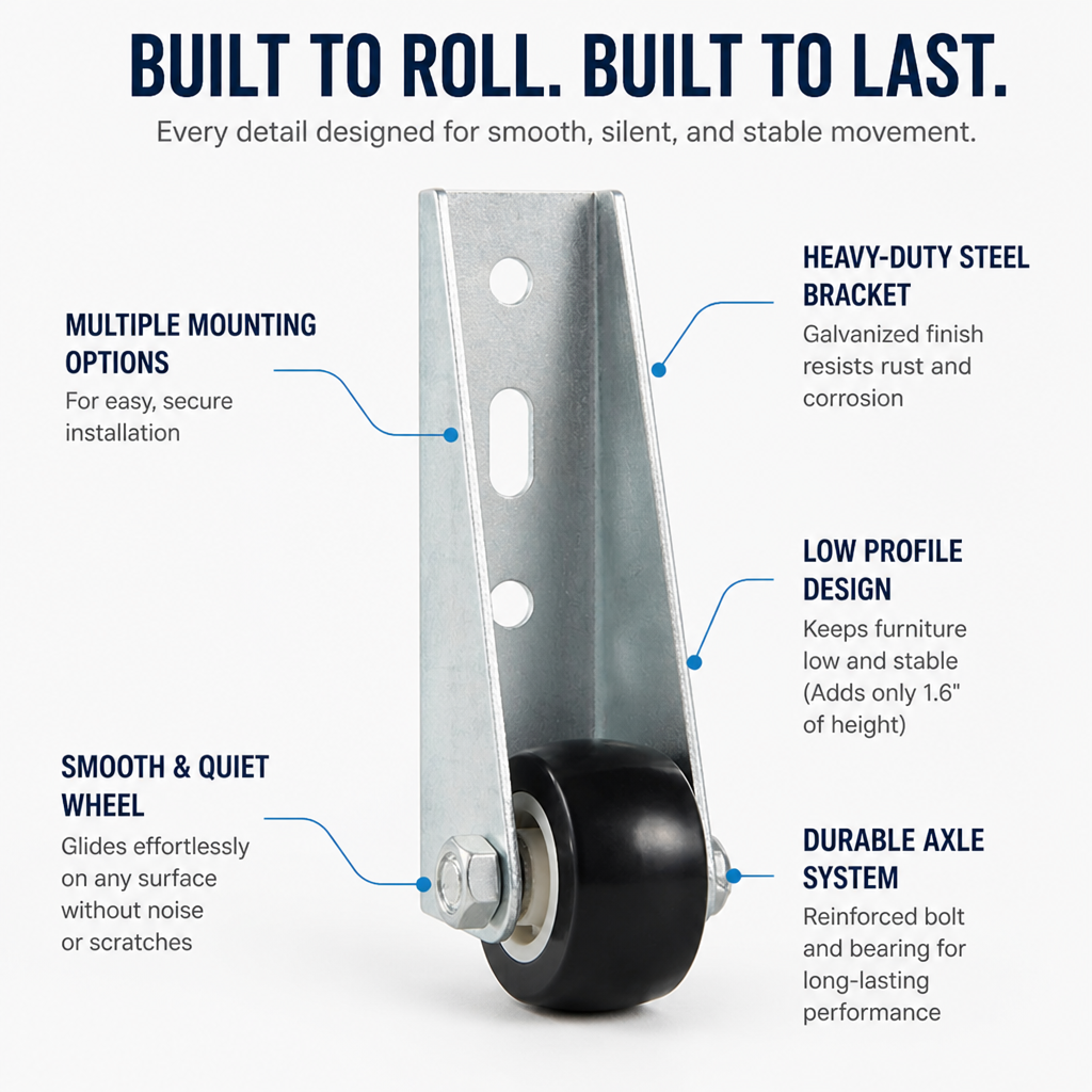 WhisperGlide™ — Move Your Furniture Seamlessly Without the Bulk or Noise