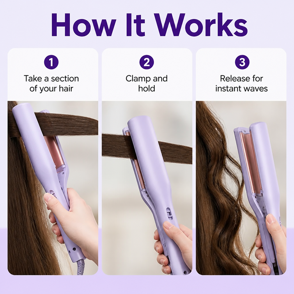 CurlMaster™ — Instantly Stunning Waves That Protect and Glow
