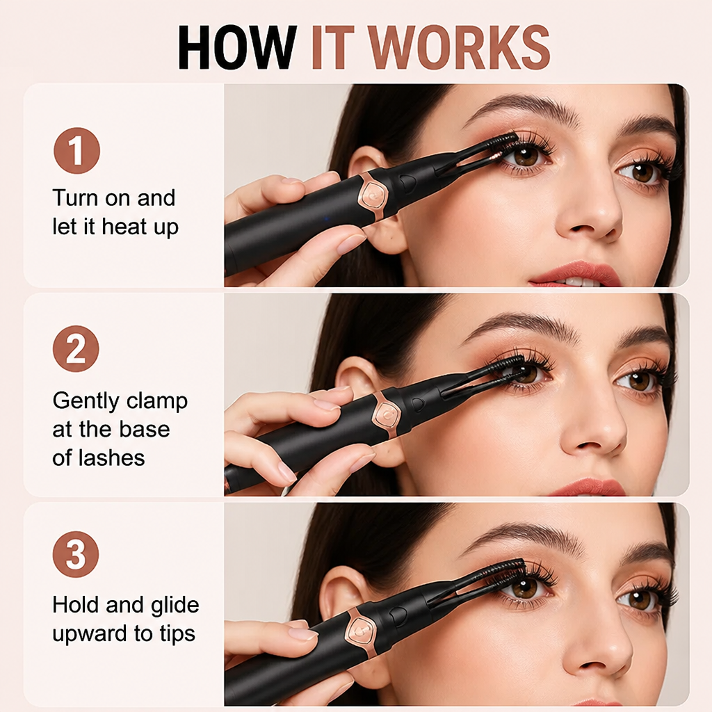 LuxeLash™ — Wake Up Every Room with Irresistible, Damage-Free Lash Curls