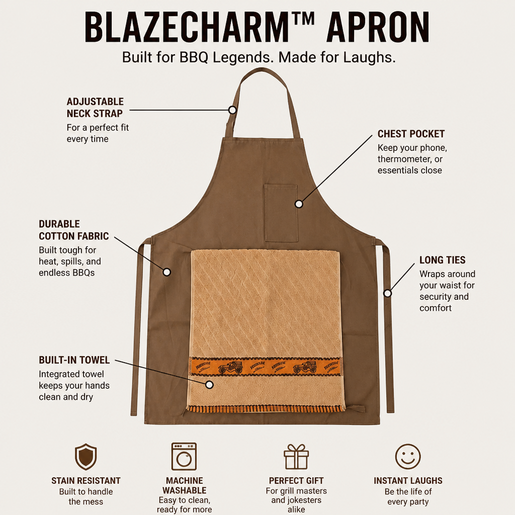 BlazeCharm™ — Turn Every BBQ Into an Unforgettable Comedy Show