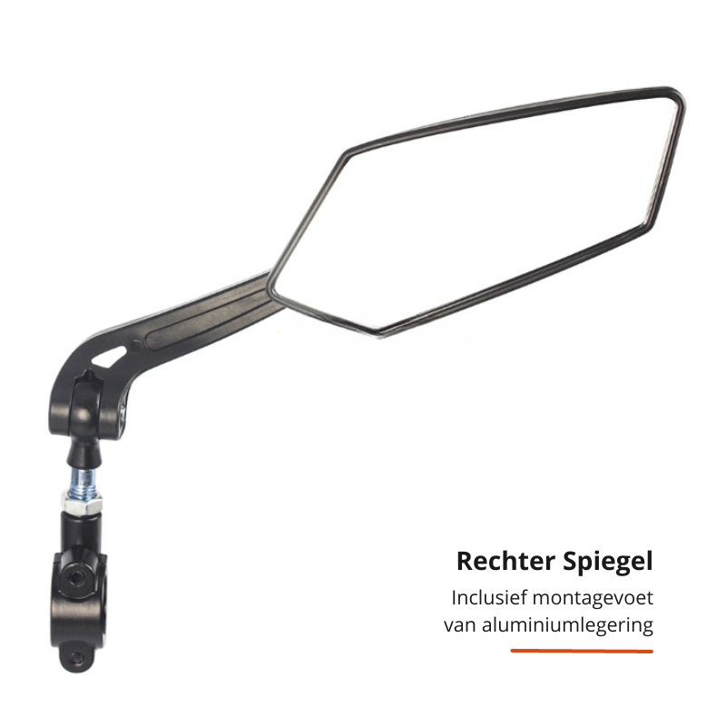 360° Bike Mirror with Handlebar Mount