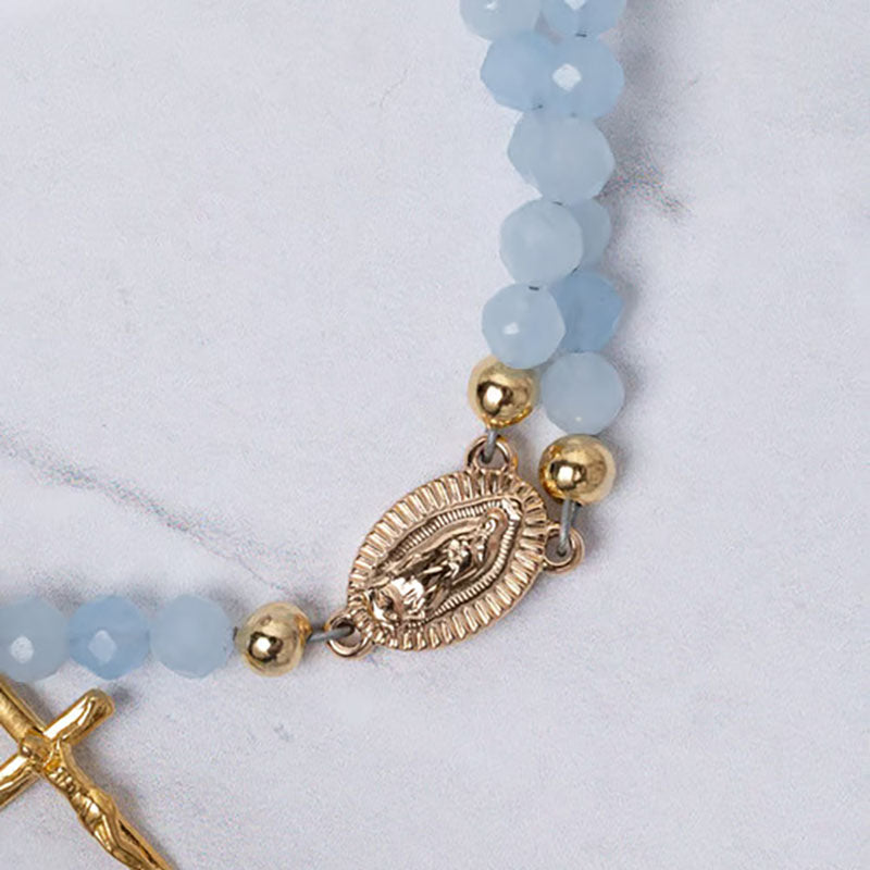 Handcrafted Beaded Prayer Bracelet with Magnetic Clasp