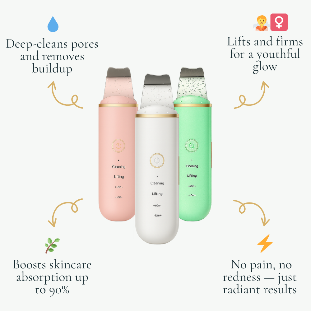 SkinPulse™ - Professional Ultrasonic Skin Cleansing