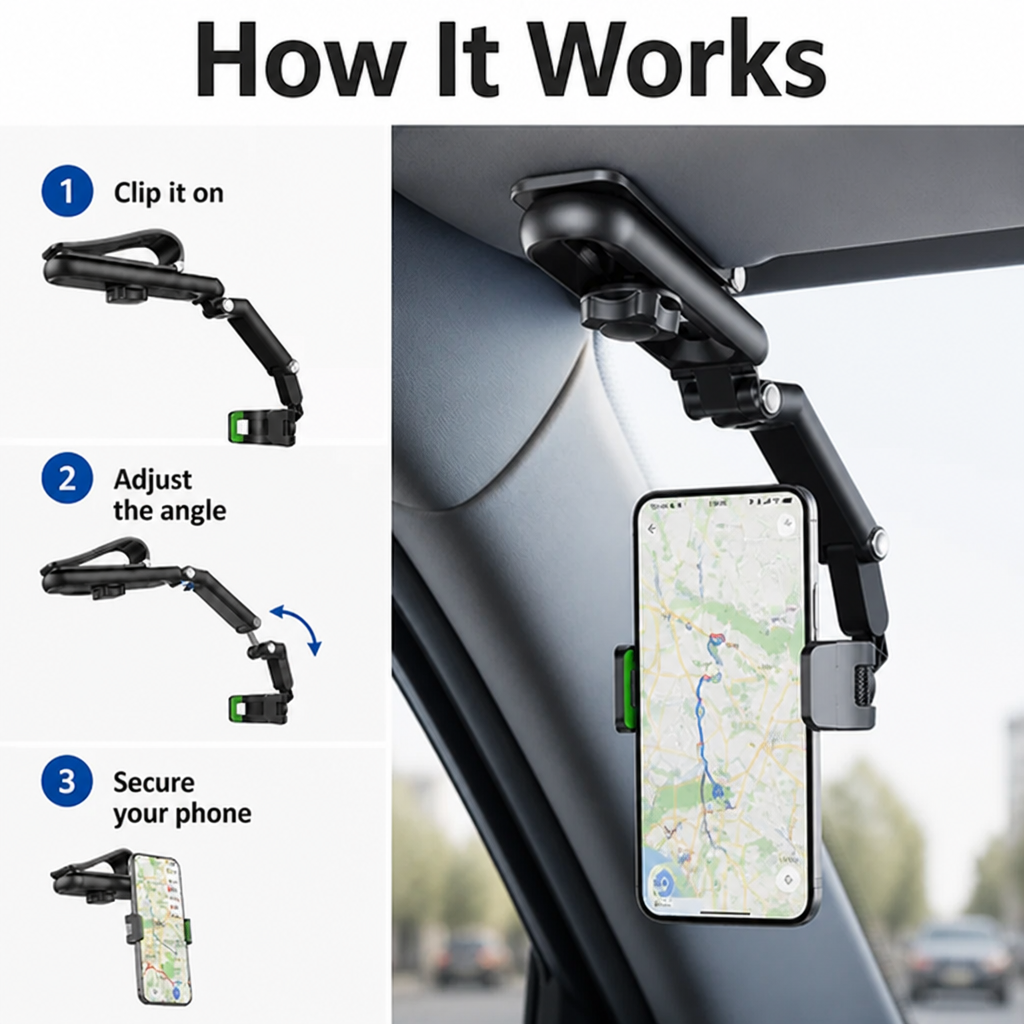 GripSure™ — Drive with Rock-Solid Confidence and Zero Distractions