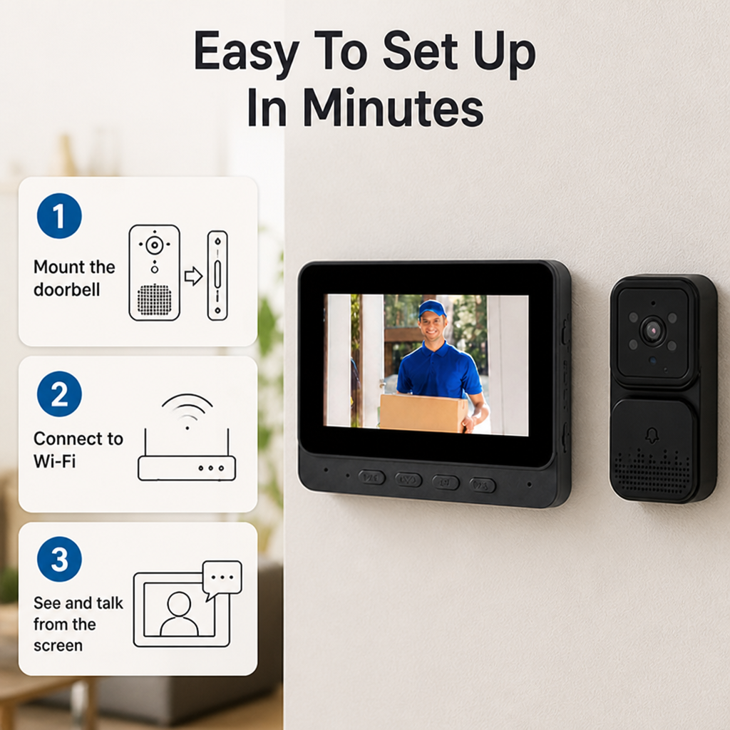 VistaGuard™ — Command Your Doorstep with Crystal-Clear Eyes and Total Peace of Mind