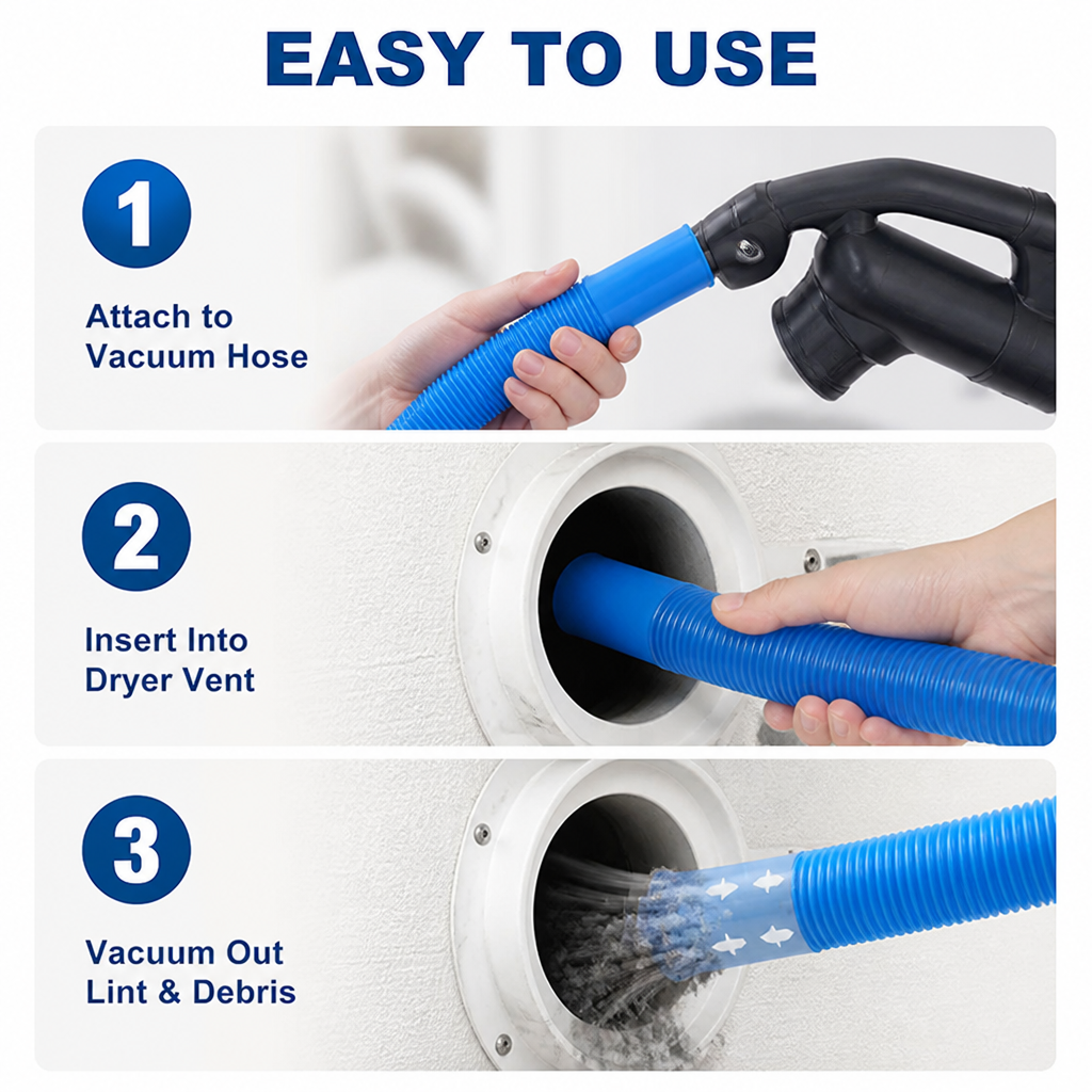 FlowGuard™ — Instantly Breathe New Life into Your Dryer for Safer, Faster Loads