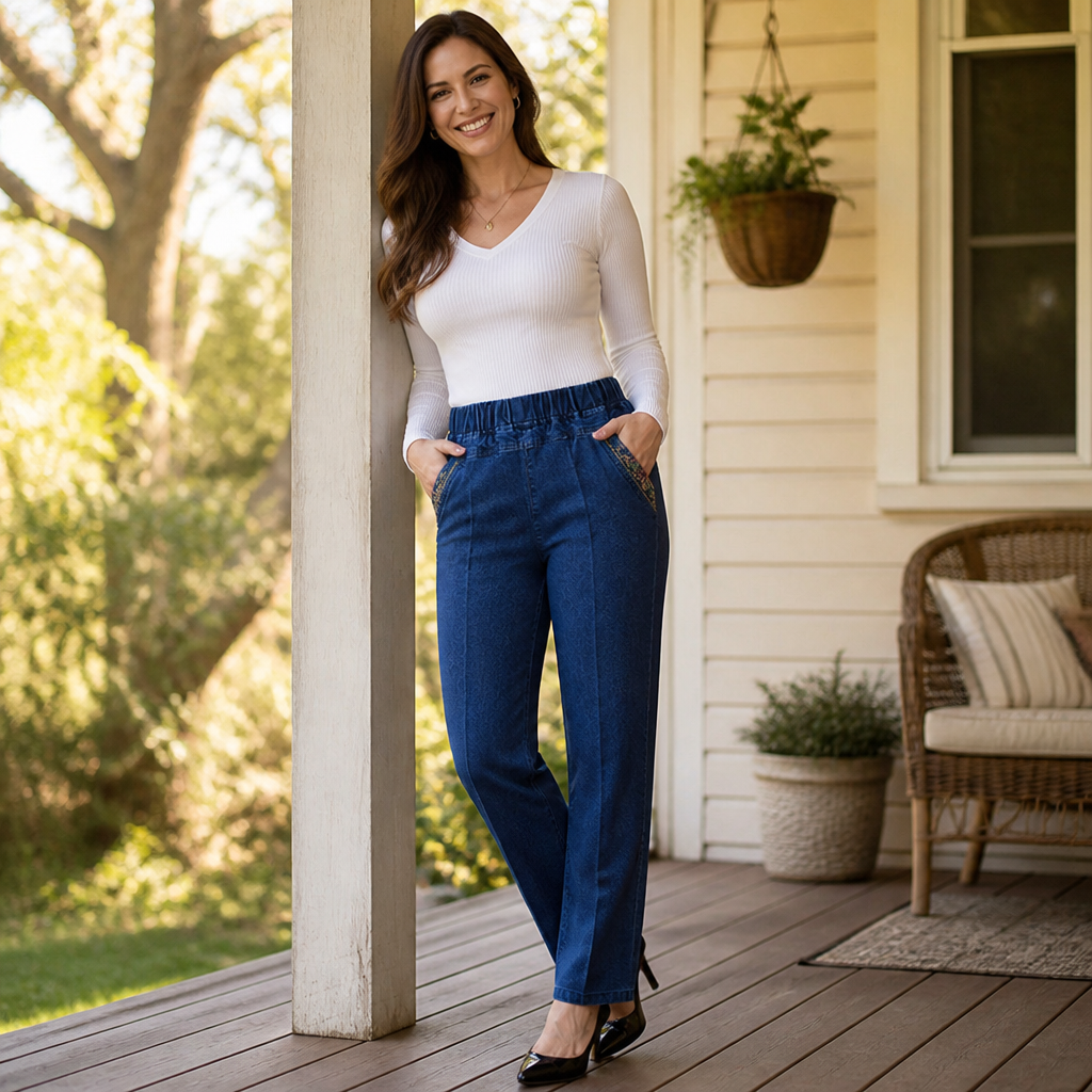 FormaFlex™ — Jeans That Sculpt Your Shape and Set You Free All Day Long