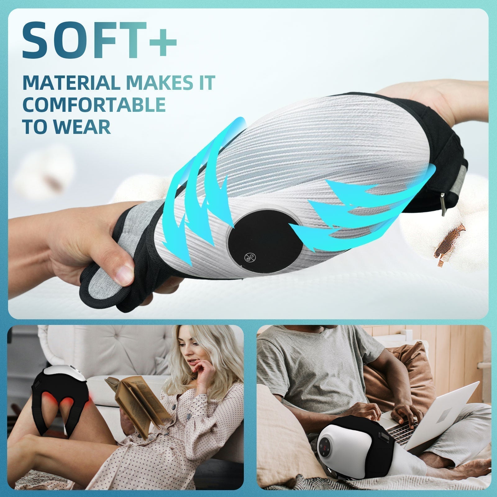 4-in-1 Knee Massager for Osteoarthritis Treatment at Home