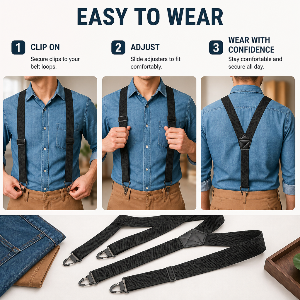 IronHold™ Suspenders — Rock-Solid Support That Never Lets You Down