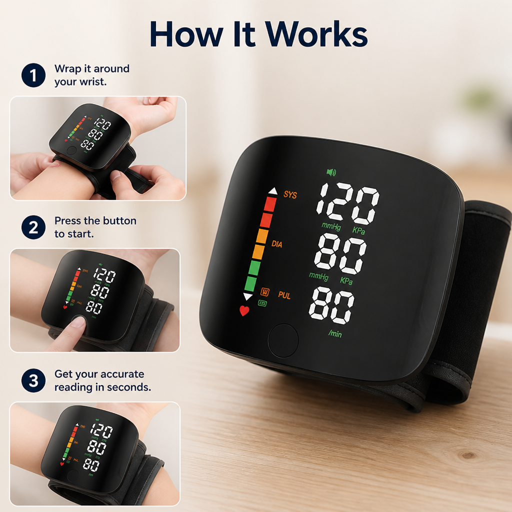 VitaPulse™ — Take Control with Effortless, Doctor-Grade Heart Care in Your Hands