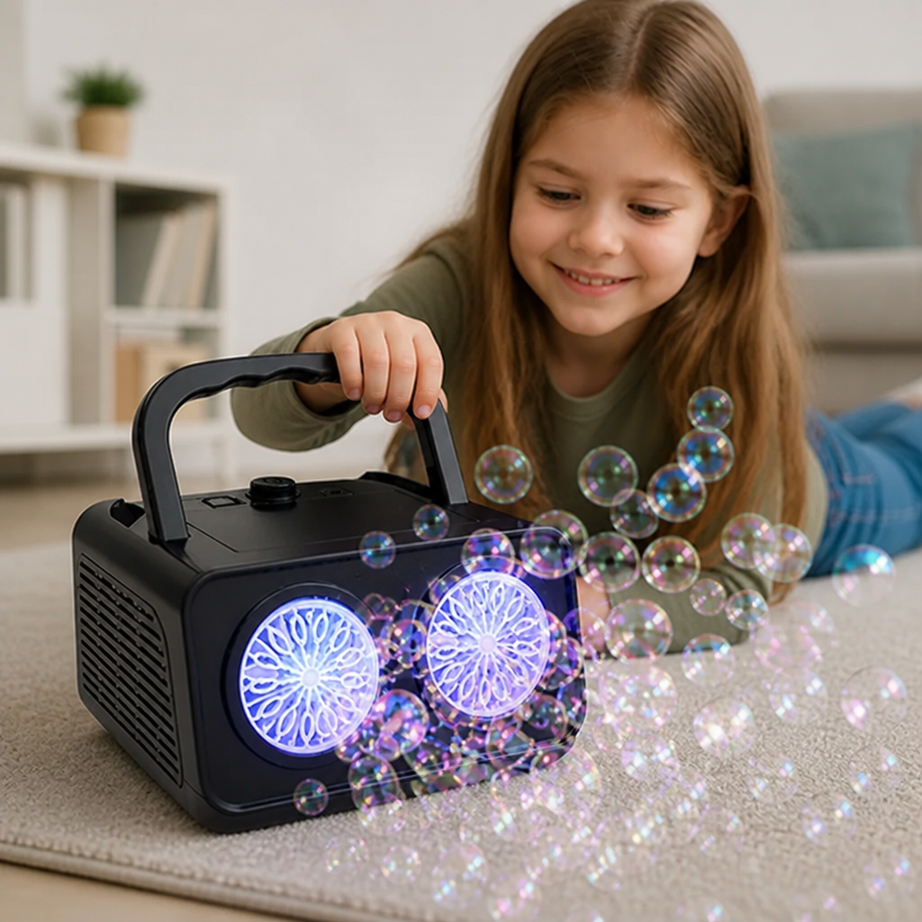 LumaBurst™ — Ignite Every Moment with a Dazzling Storm of Glowing Bubbles