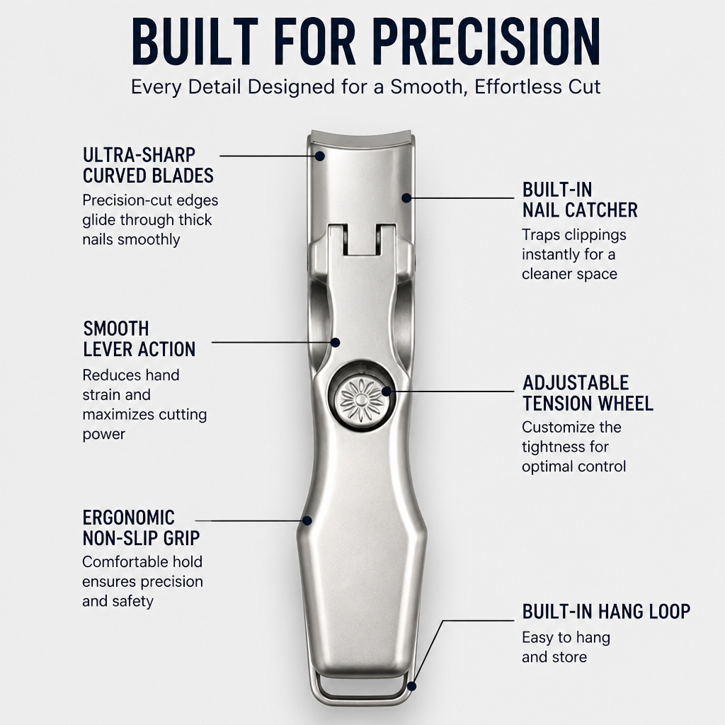 BladeEase™ — Cut Through Thick, Stubborn Nails in One Clean, Pain-Free Snip