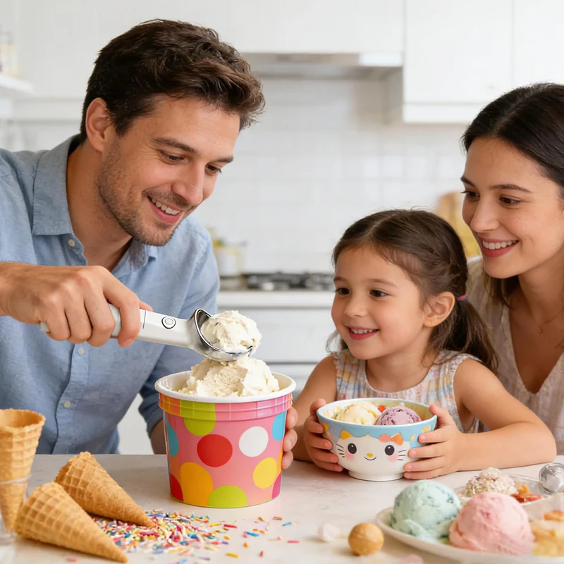 Heated Ice Cream Scoop – Serve Instantly