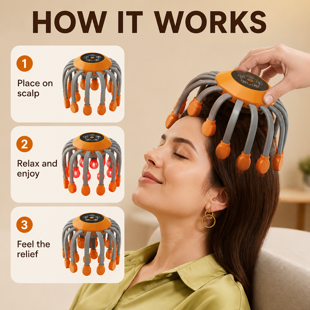 ReliefWave™ — Melt Away Headaches and Ignite Thicker, Healthier Hair Instantly