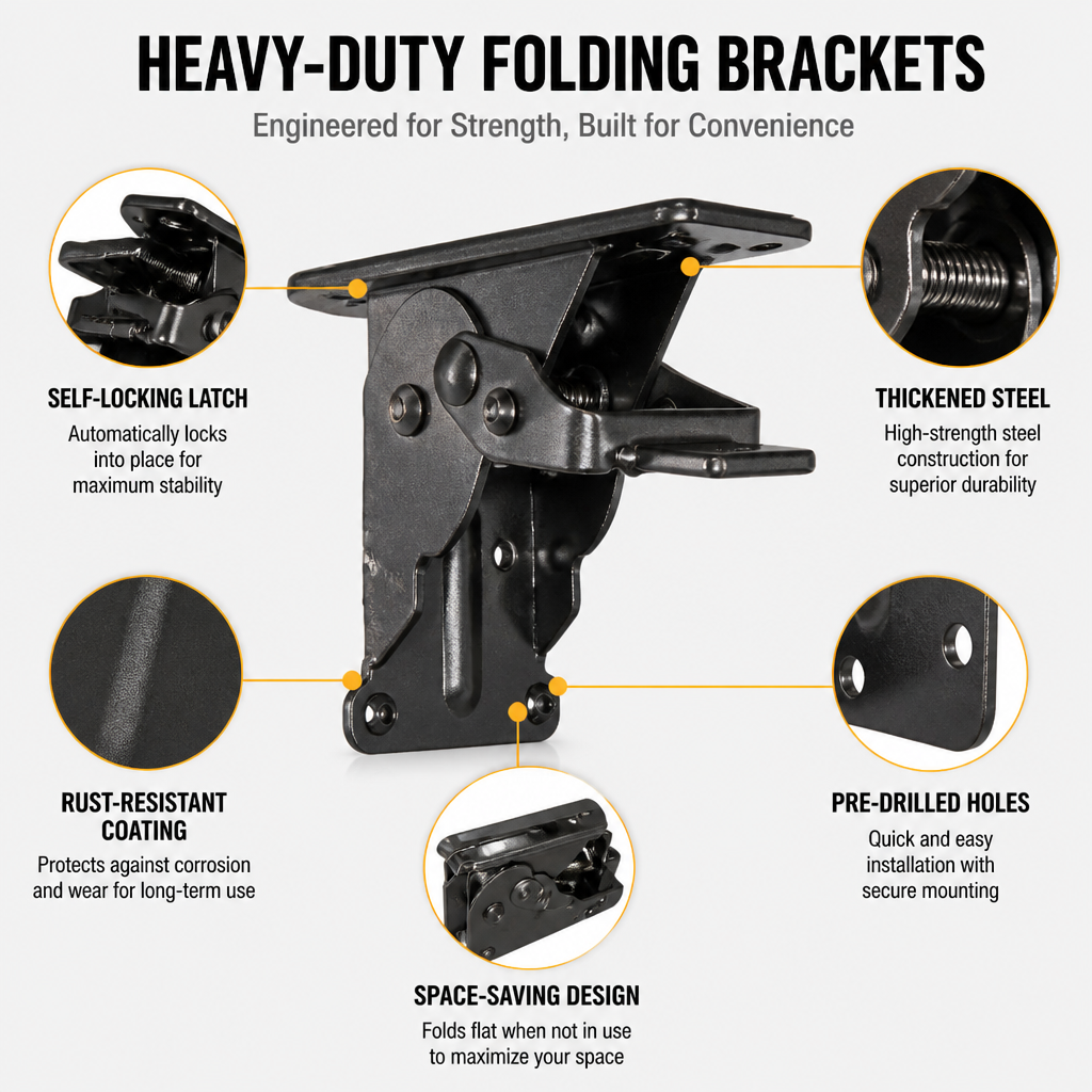 IroncladLatch™ — Rock-Solid Folding Support That Holds Your Heaviest Dreams Without a Wobble