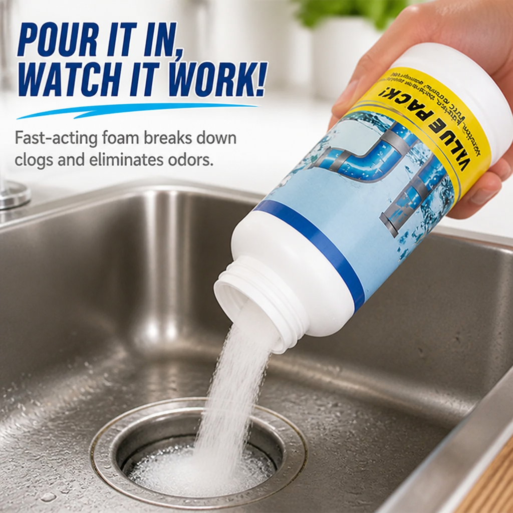 PureStream™ — Fast-Acting Foam That Frees Your Drains and Fights Odors Instantly