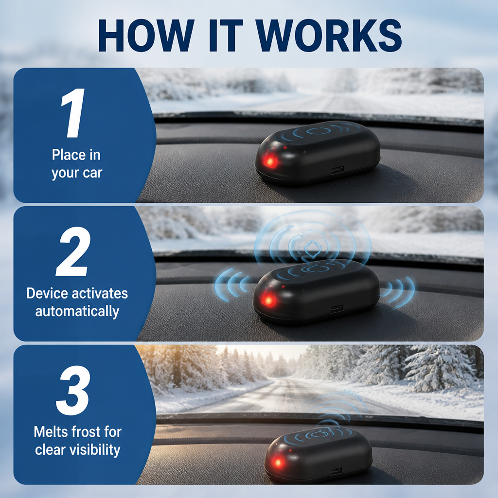 GlaciaShield™ — Melt Frost Instantly for Stress-Free, Crystal-Clear Mornings