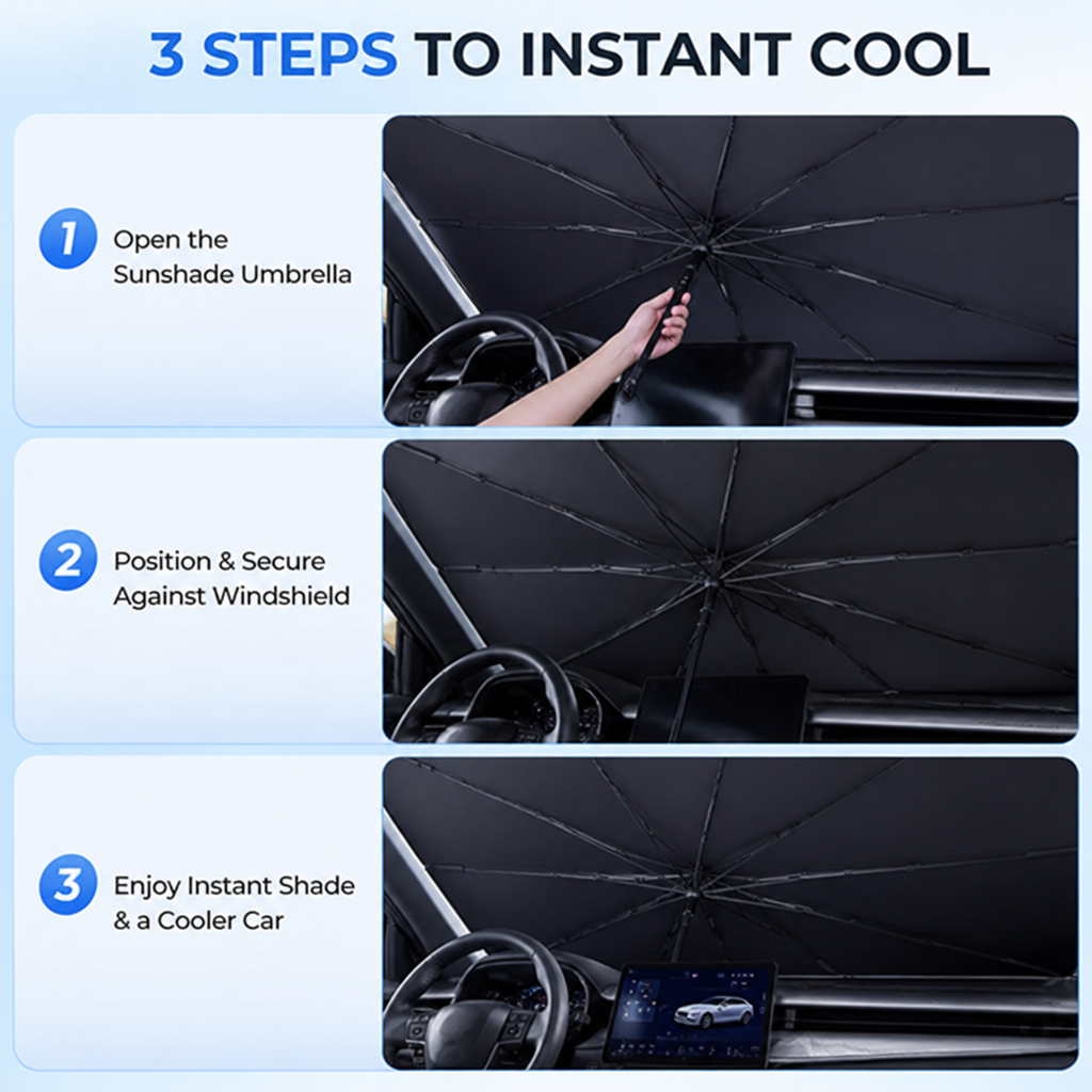 SolarNest™ — Instantly Cool Your Car and Block 99% of Harsh Sunlight