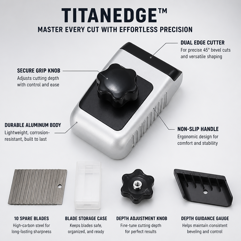 TitanEdge™ — Master Every Cut with Effortless Precision and Unbeatable Control
