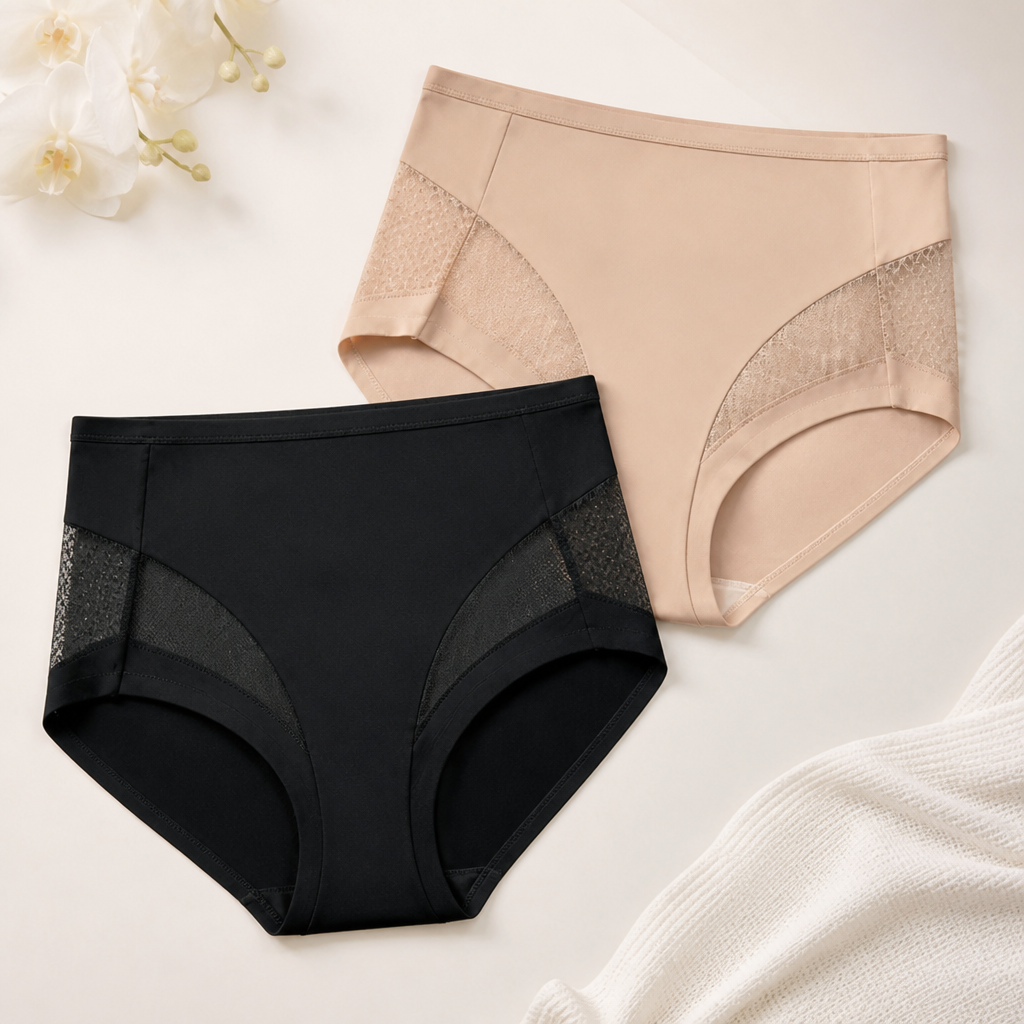 LumaHold™ Leak-Proof Shaping Briefs — Feel Confident, Fresh, and Flawlessly You All Day Long