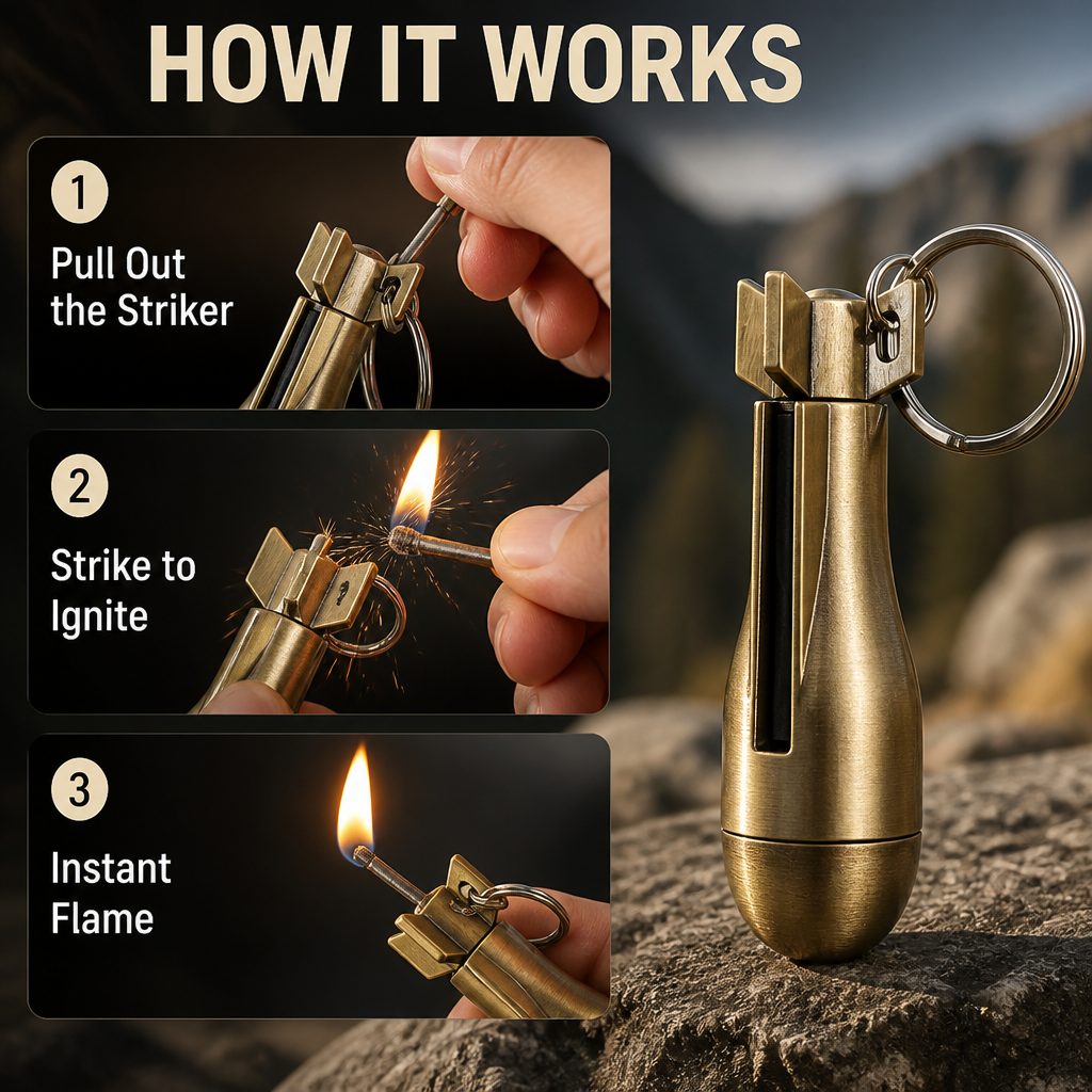 FlareForge™ — Ignite Unstoppable Fire Anytime, Anywhere