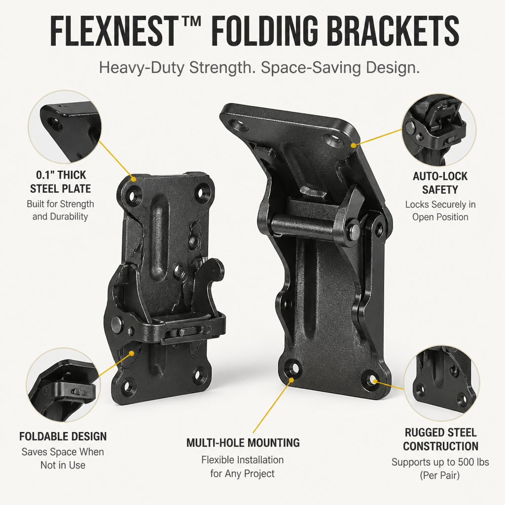 FlexNest™ — Unshakable Strength That Frees Your Space Instantly