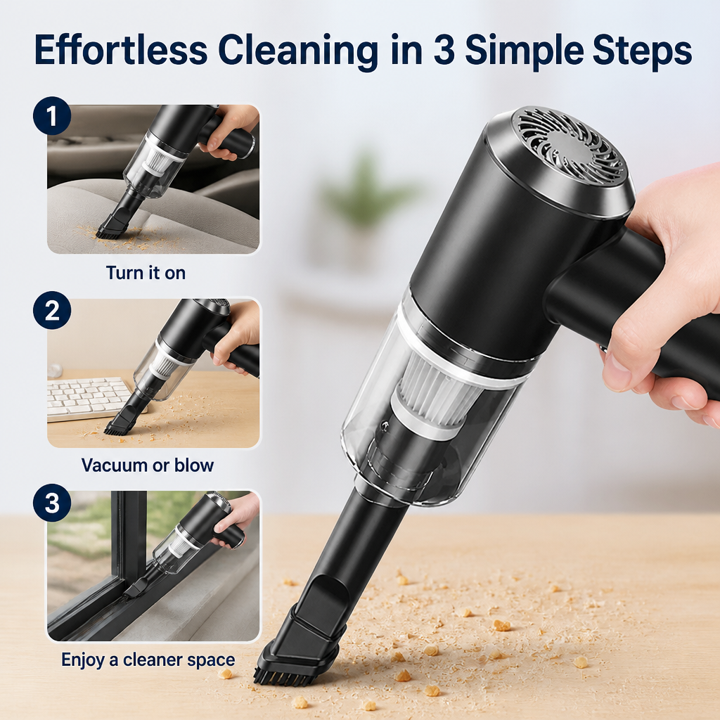 ZapVita™ — Unleash Effortless Power for a Spotless, Stress-Free Home