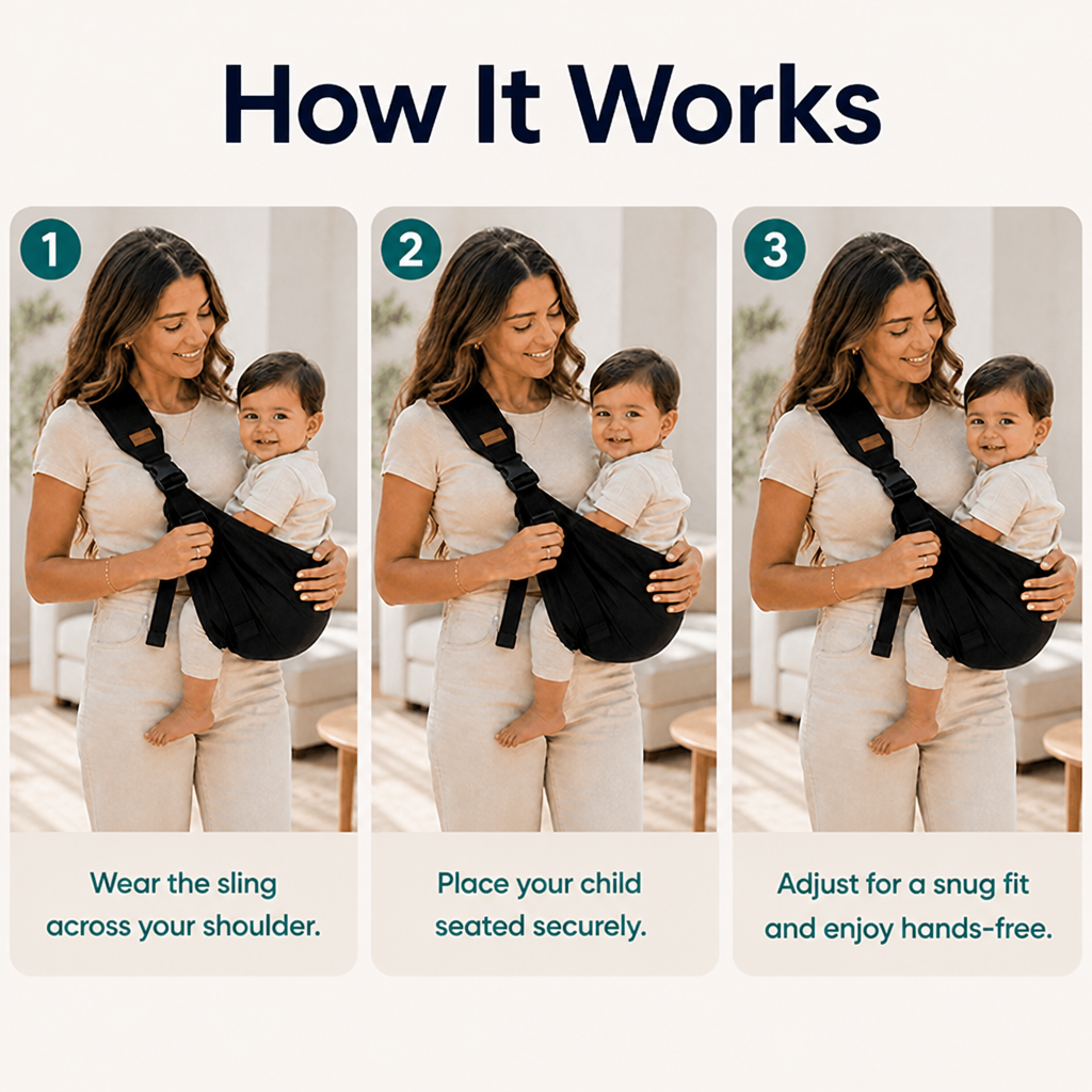 VelaNest™ — Carry Your Toddler Pain-Free and Reclaim Every Joyful Moment