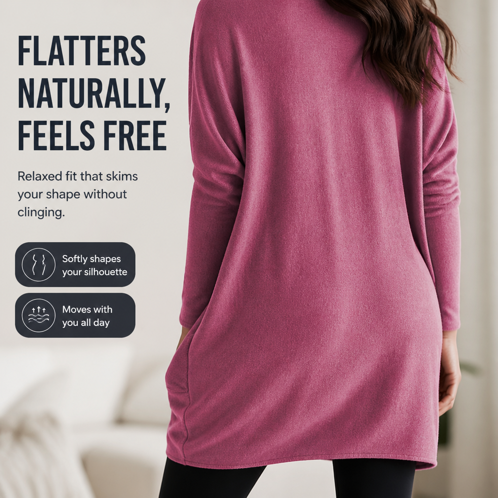 VeluraEase™ PocketBlouse — Feel Freedom and Confidence Wrapped in Silky Soft Comfort All Day