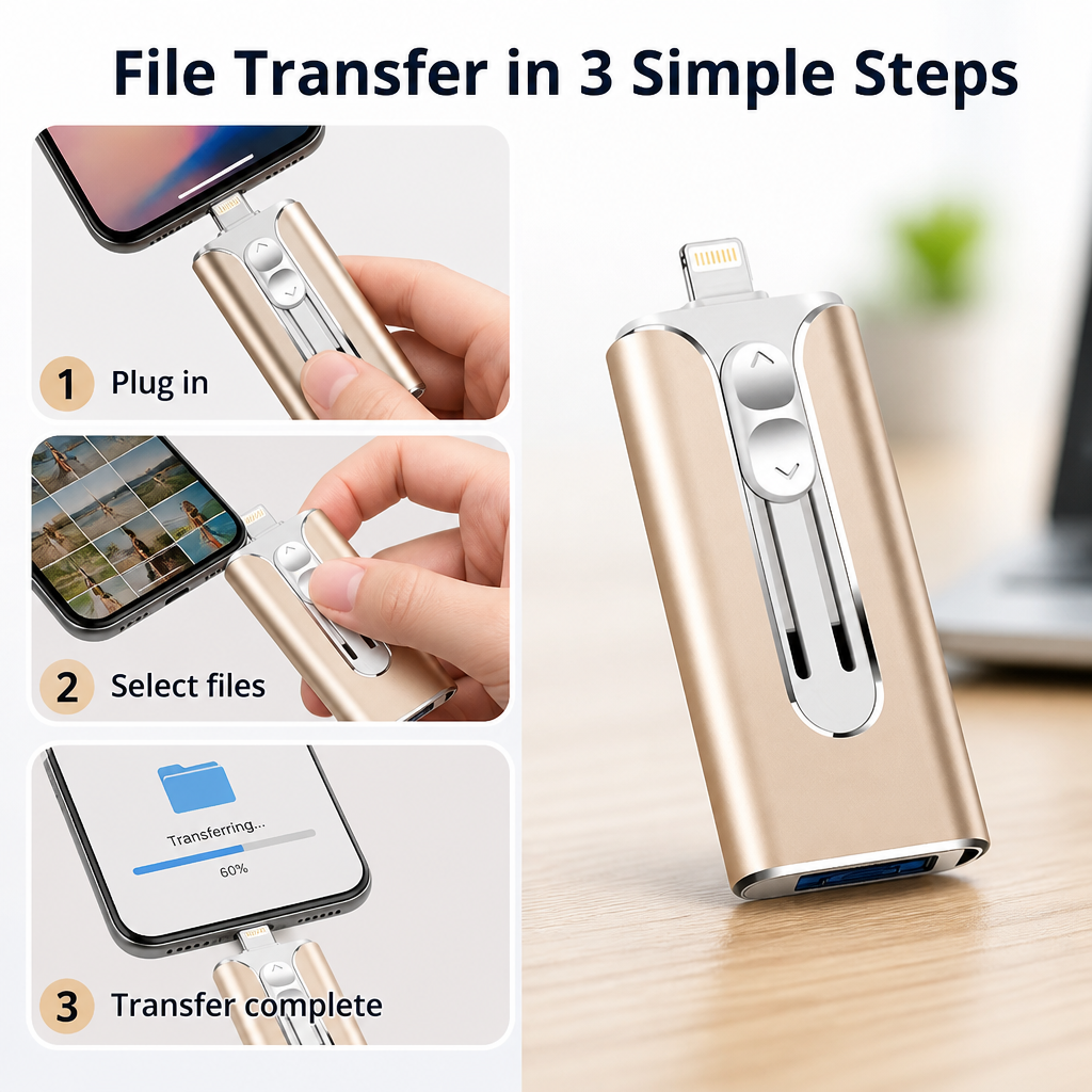 FlashCarry™ — Instantly Free Your Files and Never Lose a Memory Again