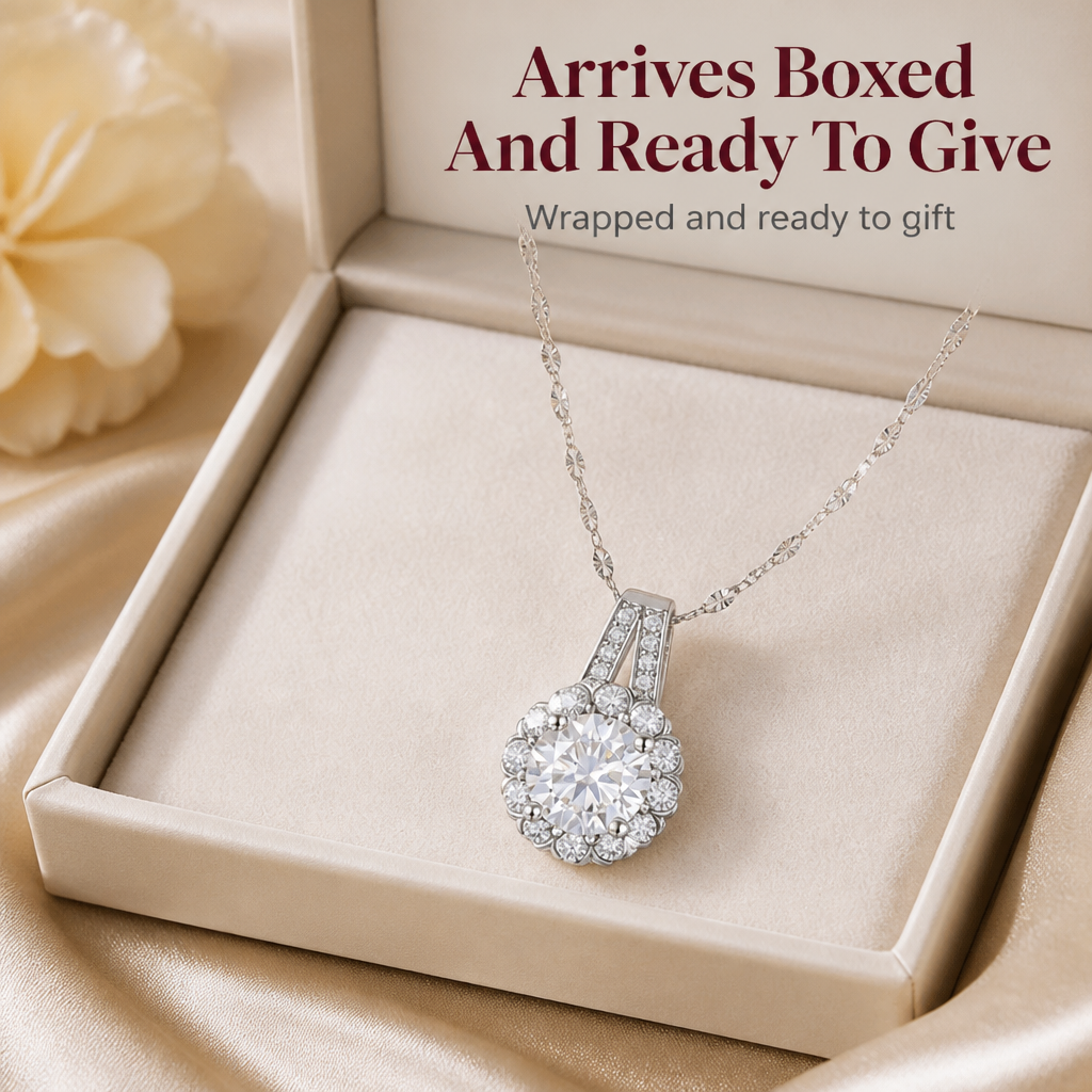 LuminAura™ Necklace — Catch the Light at Your Collarbone Without the Diamond Price