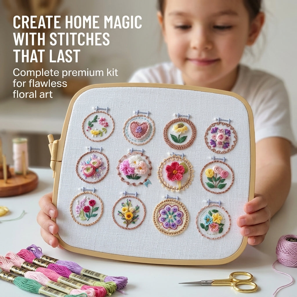 FloraCraft™ — Stitch Gallery-Worthy Florals You Actually Finish, Even as a Total Beginner