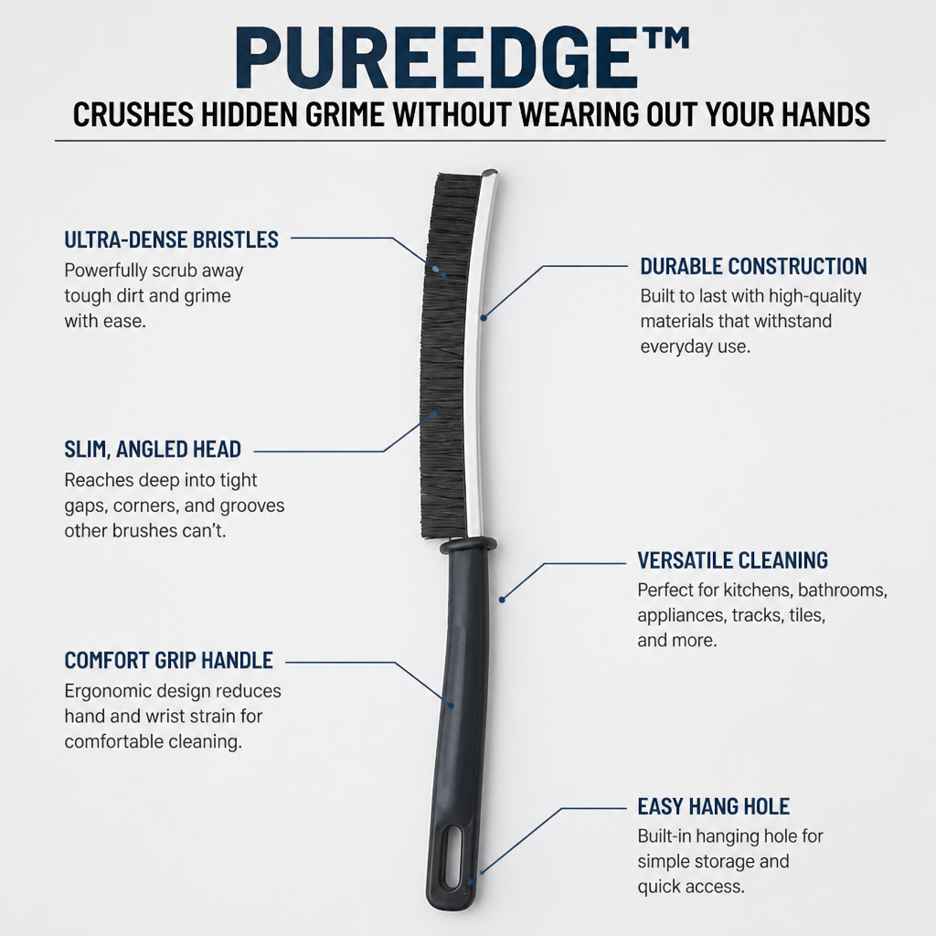 PureEdge™ — Scrub Out Hidden Gap Grime Your Sponge Can't Reach