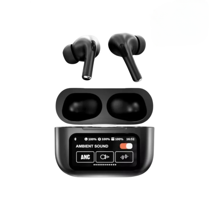 Touchscreen-Controlled Earbuds – High-Quality Sound Experience