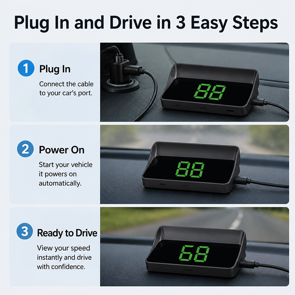 VelocityVue™ — See Every Speed Instantly and Drive with Unshakable Confidence