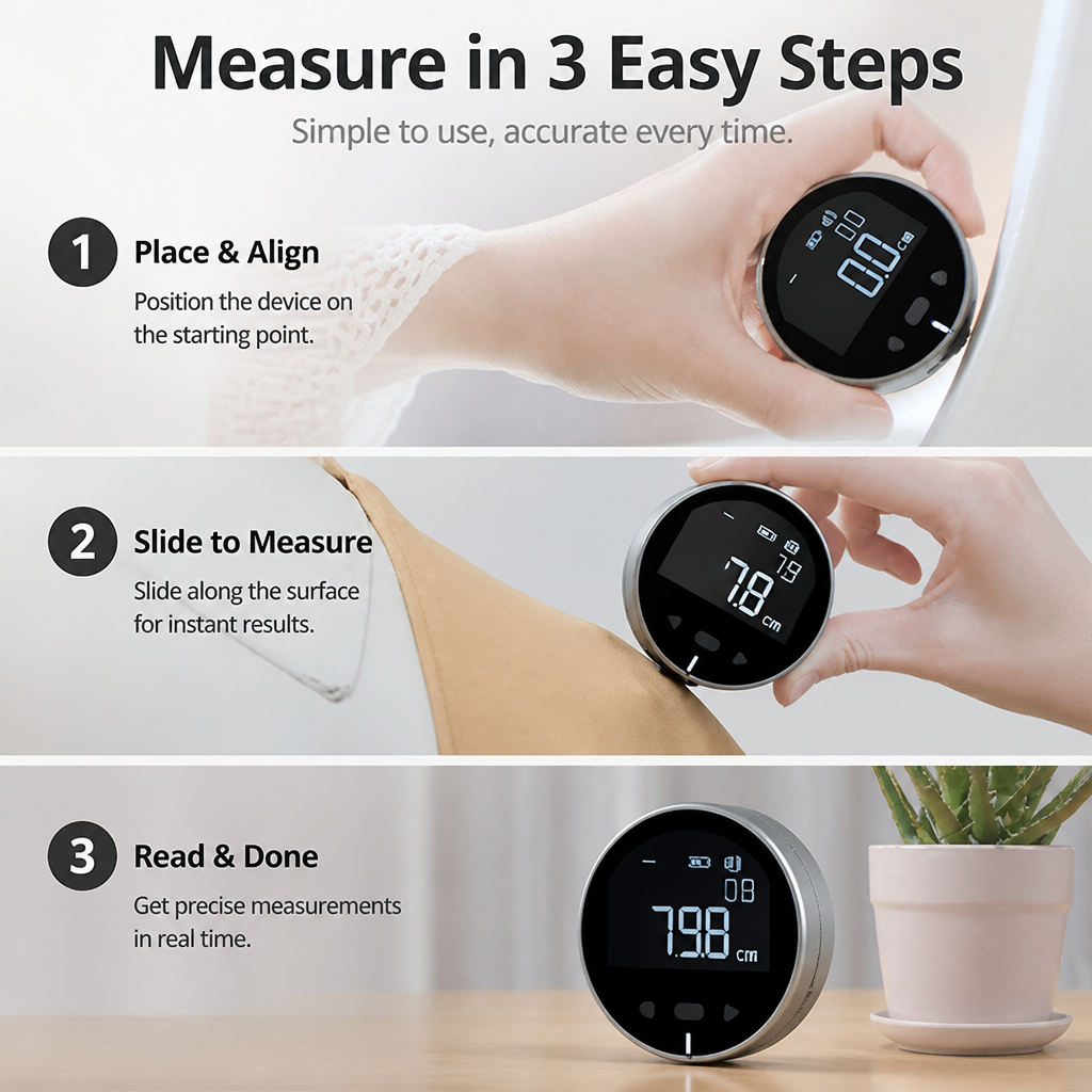 PreciseMate™ — Measure Any Shape Instantly with Unbelievable Accuracy and Ease